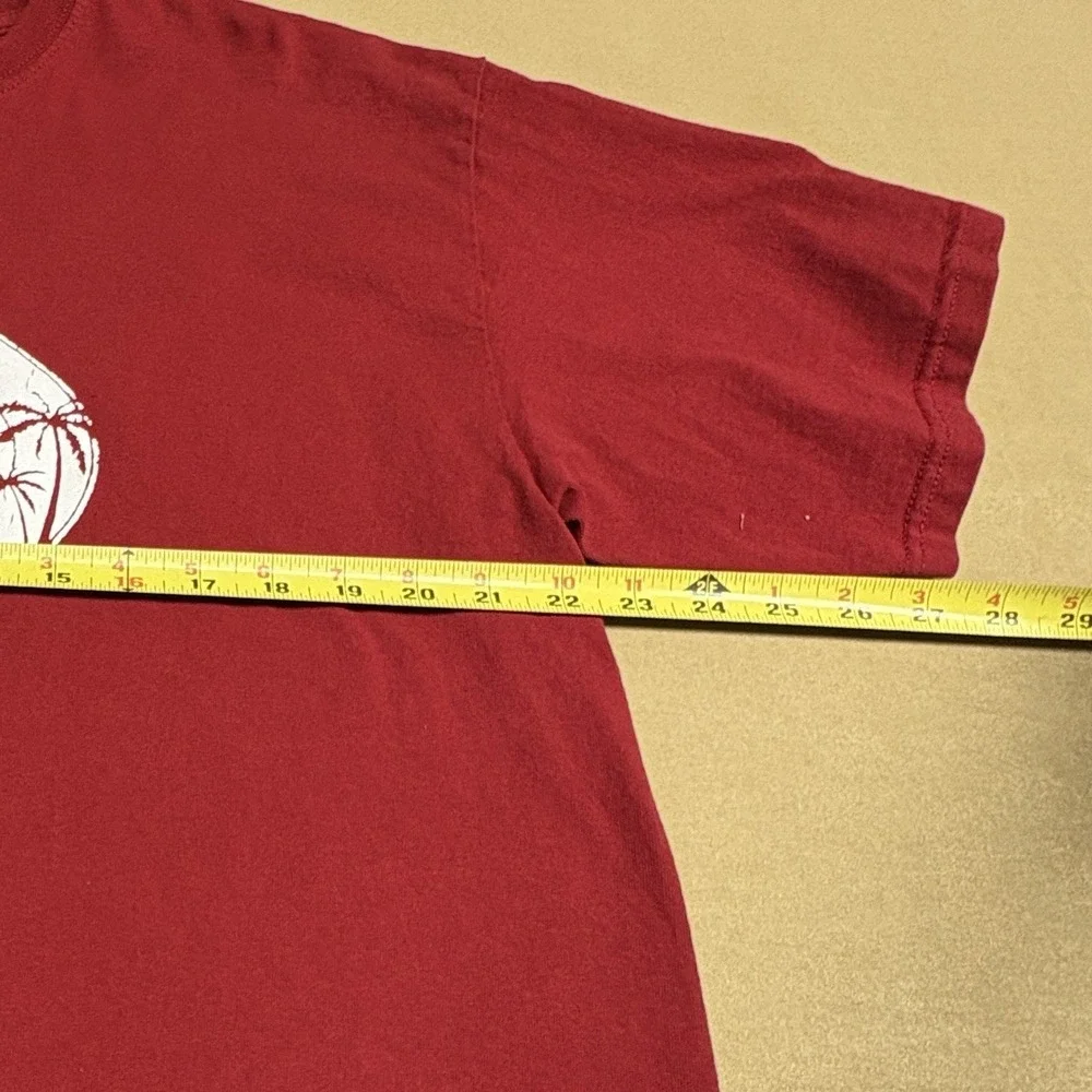 Caribbean Side Men's Riviera Maya Mexico Graphic T-Shirt XL Red Crewneck (61)